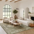 thumbnail image 1 of Nourison Grafix 7' x 10' Olive Vintage Indoor Rug, 1 of 8