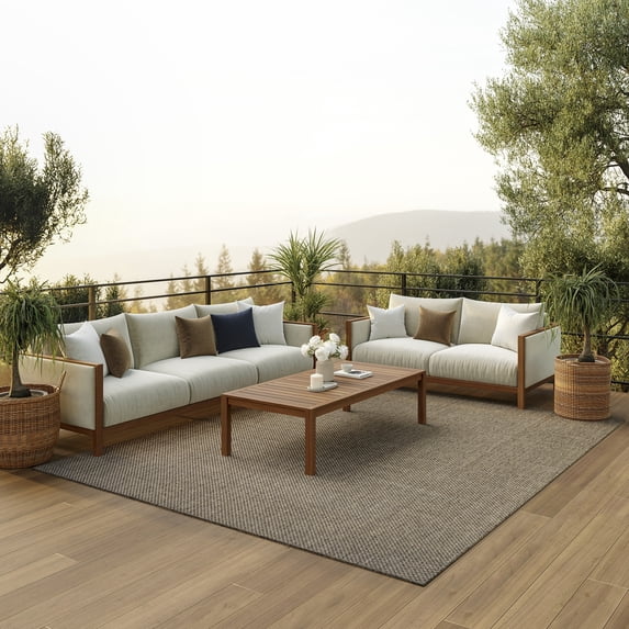 Nourison Tulum 8' x 10' Brown Outdoor Rug