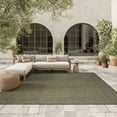 thumbnail image 1 of Nourison Tulum 8' x 10' Olive Outdoor Rug, 1 of 12