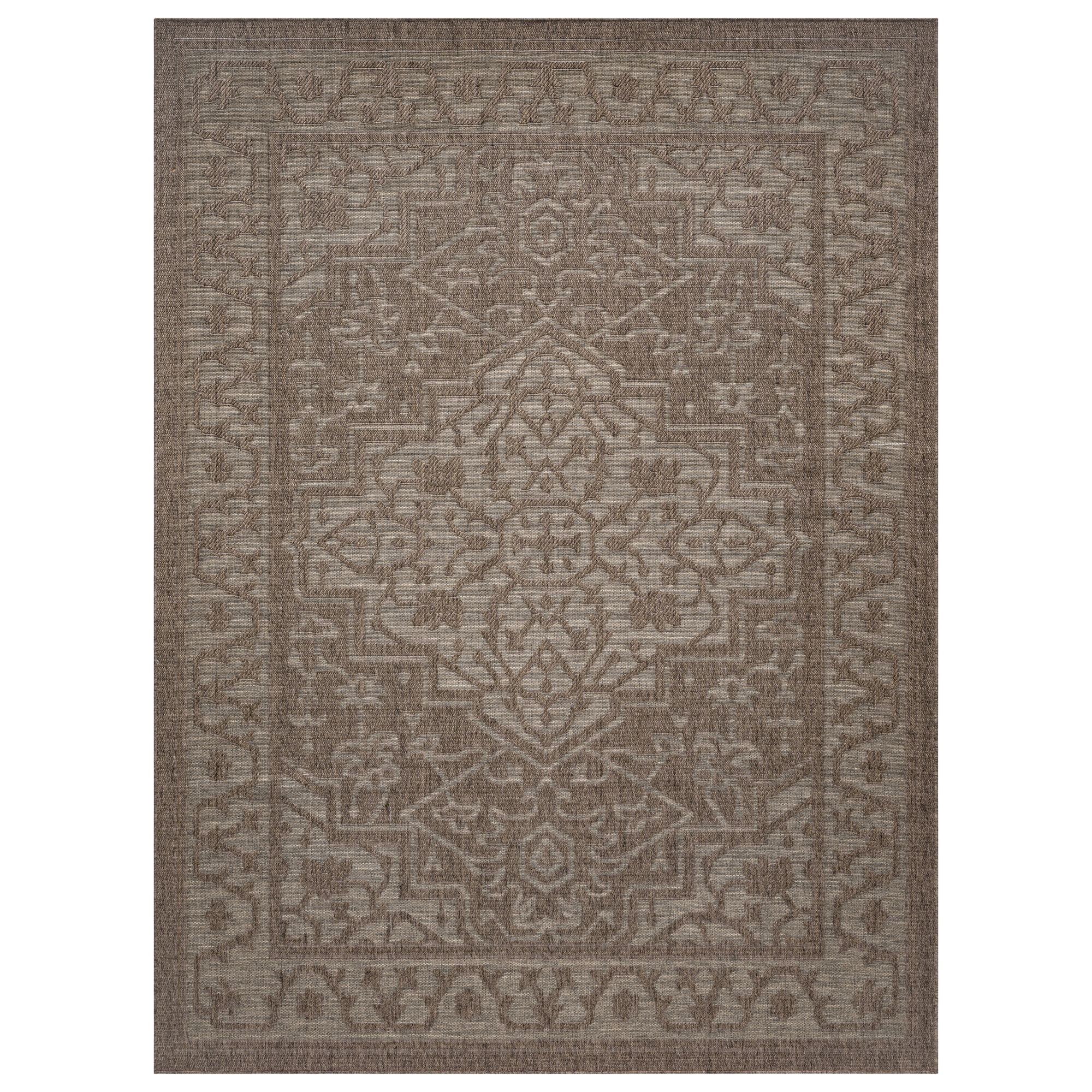 Nourison Tulum 8' x 10' Brown Indoor/Outdoor Rug