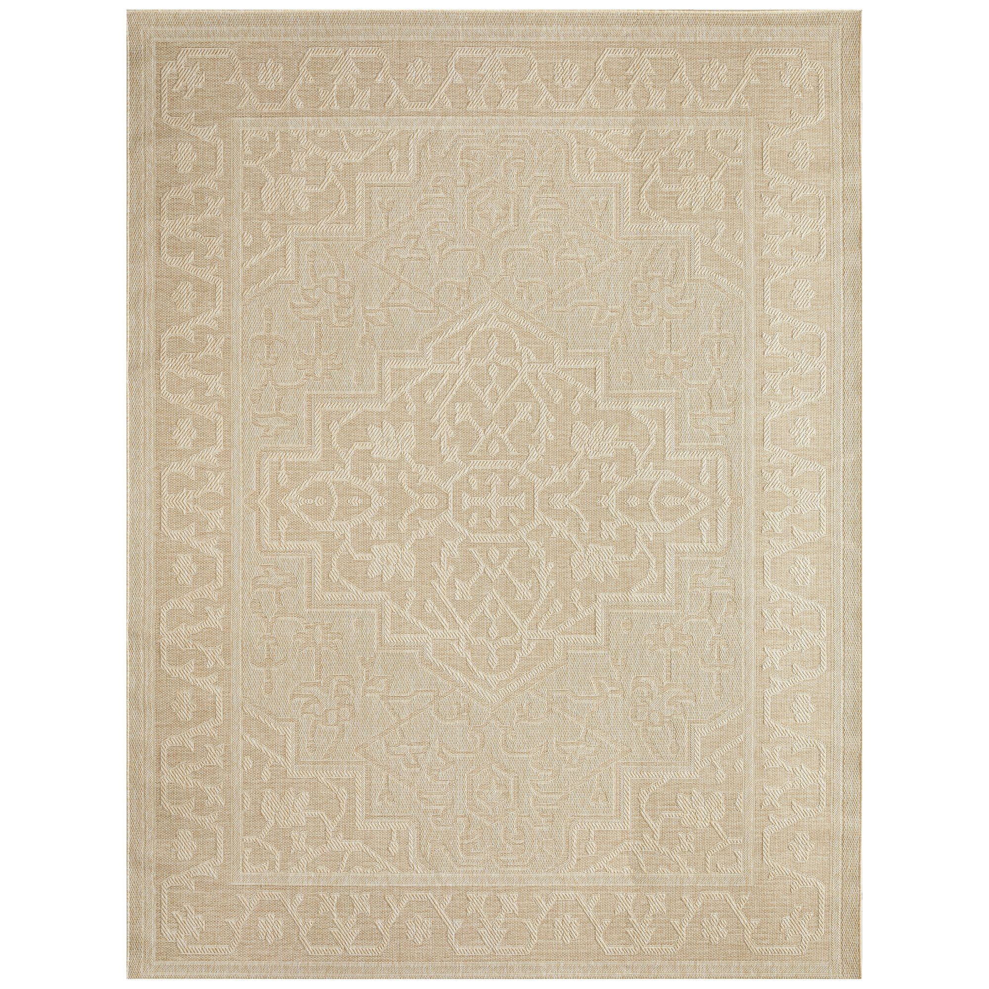 Nourison Tulum 8' x 10' Cream Indoor/Outdoor Rug