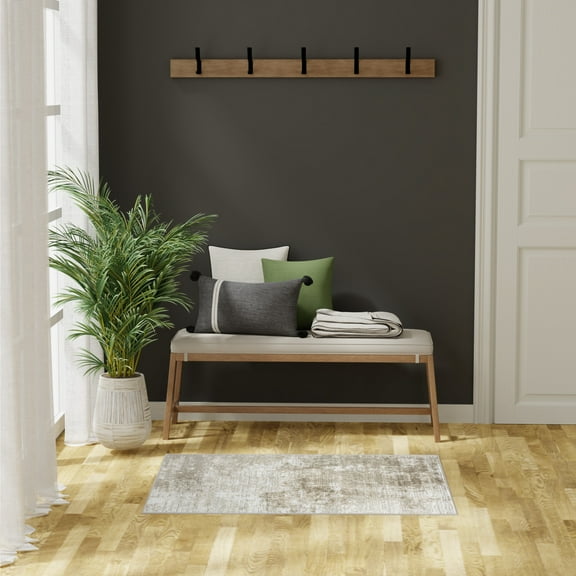 Nourison Dekor 2' x 4' Ivory Taupe Modern Indoor Rug