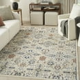 thumbnail image 1 of Nourison Home Allur All-over design Beige 6' x 9' Area Rug, Easy Cleaning, Non Shedding, Bed Room, Living Room, Dining Room, Kitchen (6x9), 1 of 8