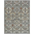 thumbnail image 1 of Nourison Home Allur All-over design Grey 7' x 10' Area Rug, Easy Cleaning, Non Shedding, Bed Room, Living Room, Dining Room, Kitchen (7x10), 1 of 10