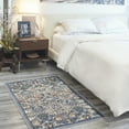 thumbnail image 1 of Nourison Home Allur All-over design Light Blue 3' x 5' Area Rug, Easy Cleaning, Non Shedding, Bed Room, Living Room, Dining Room, Kitchen (3x5), 1 of 7