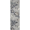 thumbnail image 1 of Nourison Aloha 2' x 6' Blue Grey Outdoor Rug, 1 of 8