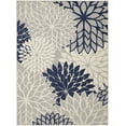 thumbnail image 1 of Nourison Aloha 9' x 12' Ivory Navy Modern Rug, 1 of 10