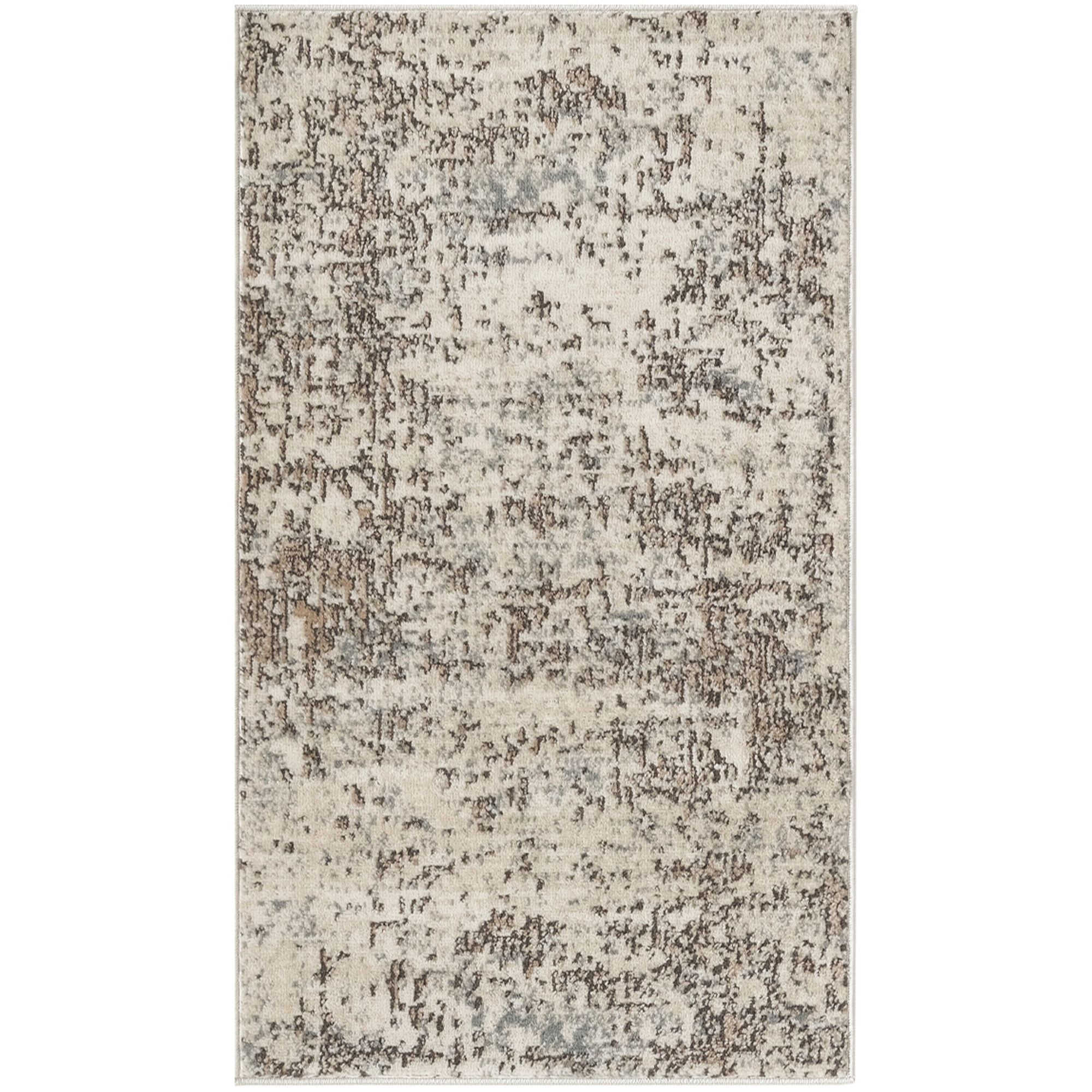 Nourison Concerto 2'2" x 3'9" Ivory Beige Modern Indoor Rug