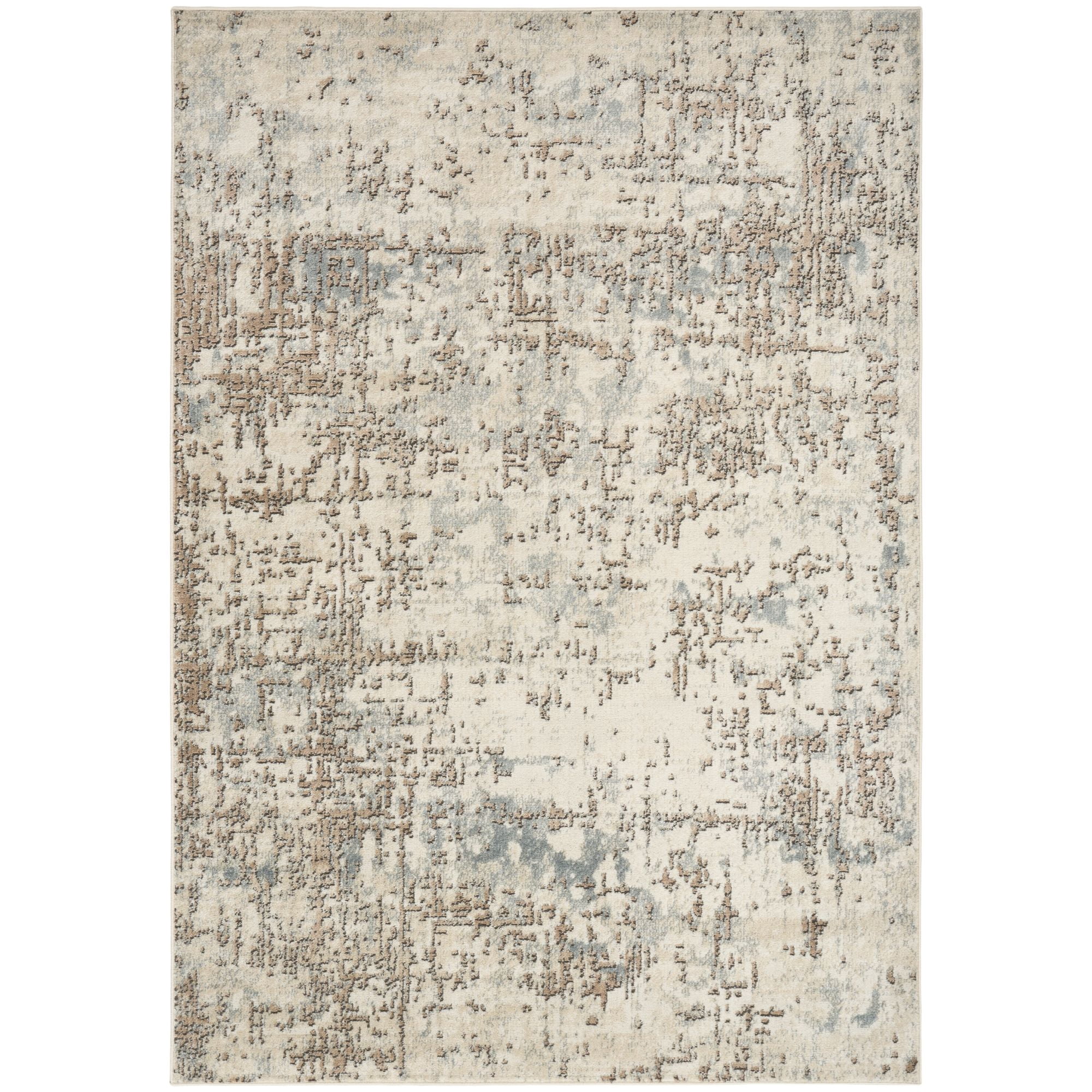 Nourison Concerto 3'9" x 5'9" Ivory Beige Modern Indoor Rug