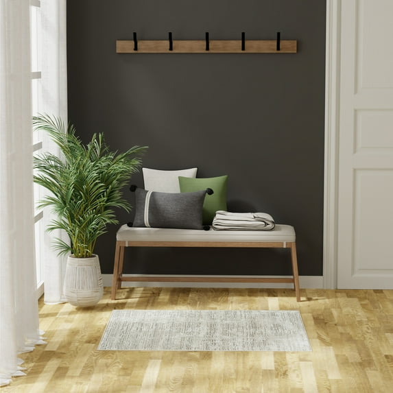 Nourison Dekor 2' x 4' Beige Modern Indoor Rug