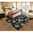 thumbnail image 1 of Nourison Home & Garden Indoor/Outdoor Black 7'9" x 10'10" Area Rug, (8x11), 1 of 6