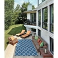 thumbnail image 1 of Nourison Home & Garden Indoor/Outdoor Navy 4'4" x 6'3" Area Rug, (4x6), 1 of 6