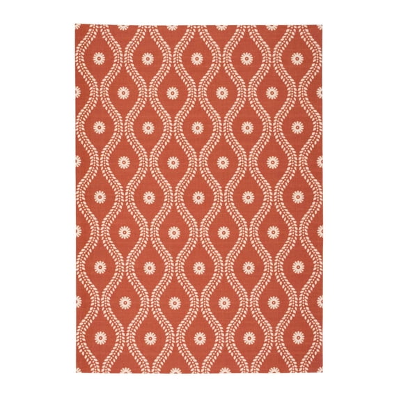 Nourison Home & Garden Rust Indoor/Outdoor Area Rug RS085 10' x 13'