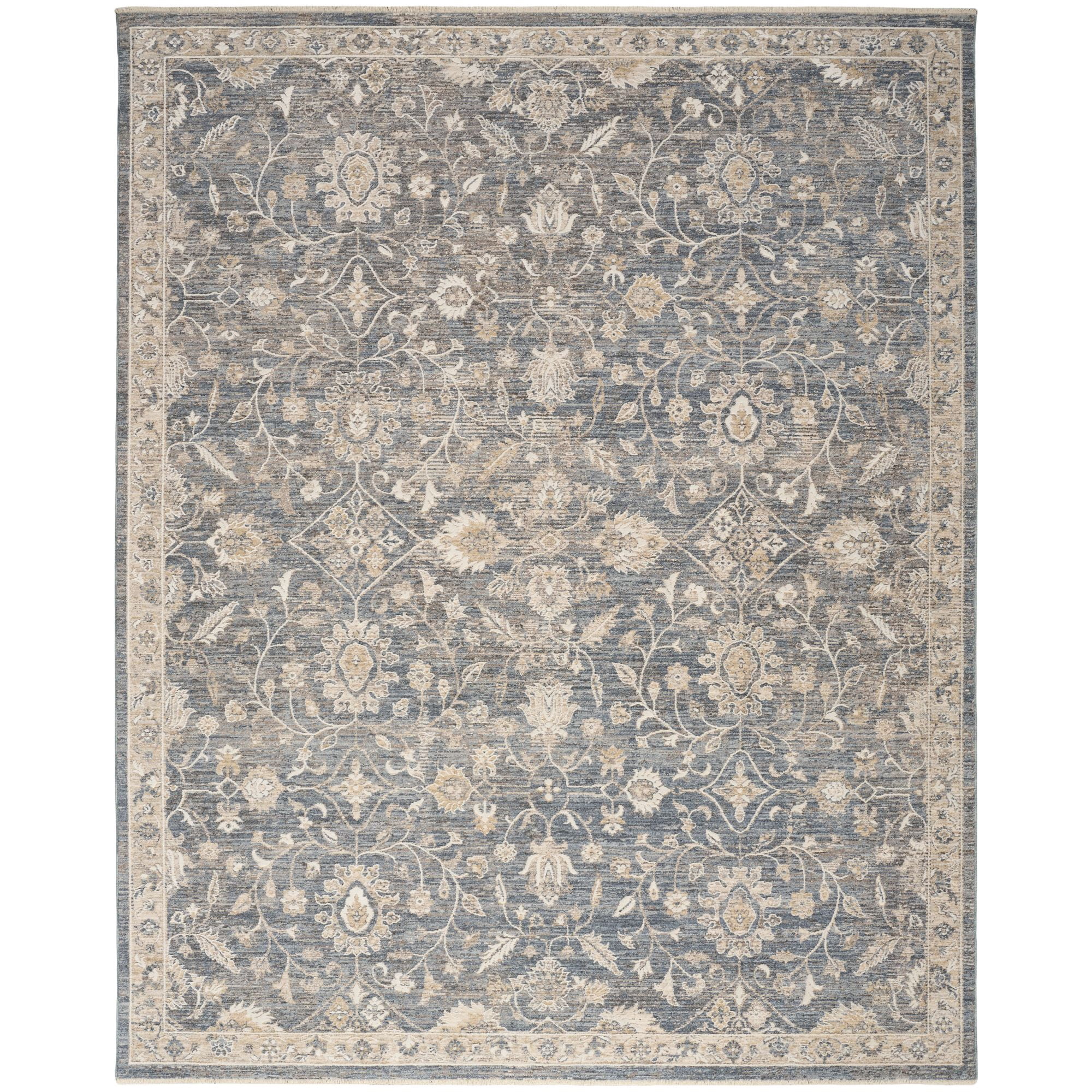 Nourison Harbor 5'3" x 7'6" Blue Vintage Indoor Rug