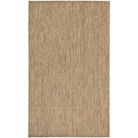 Nourison Horizon Indoor/Outdoor 3' x 5' Natural Modern Rug