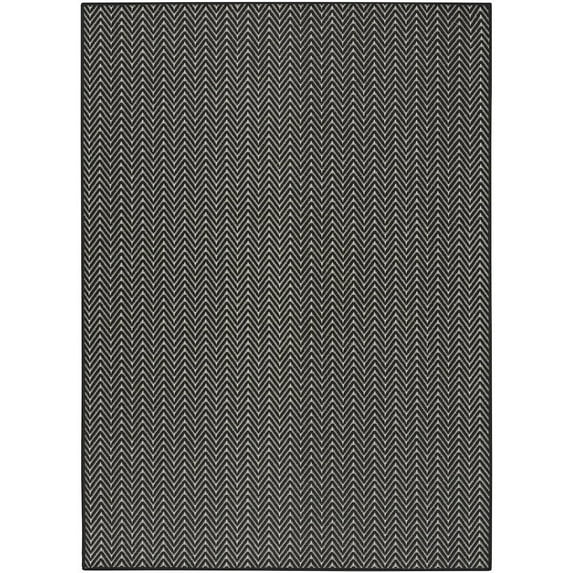 Nourison Home Horizon 6' x 9' Black Area Rug
