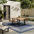 thumbnail image 1 of Nourison Horizon Indoor/Outdoor 9' x 12' Denim Modern Rug, 1 of 10