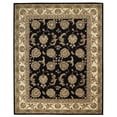 thumbnail image 1 of Nourison Nourison 2000 90" x 114" Oval Wool Indoor Rug in Black Persian, 1 of 9