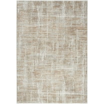 Nourison Home Texture Abstract Dash Indoor Area Rug Beige Grey 7'10" x 9'10"