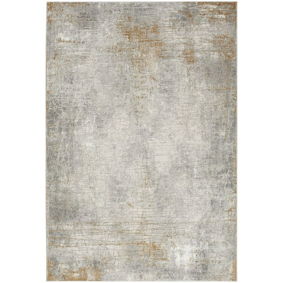 Nourison Home Texture Abstract Indoor Area Rug Grey Beige 7'10" x 9'10"