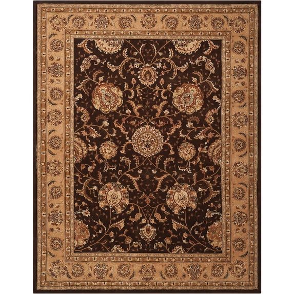 Nourison Nourison 2000 Brown Area Rug Brown 7'9" x 9'9"