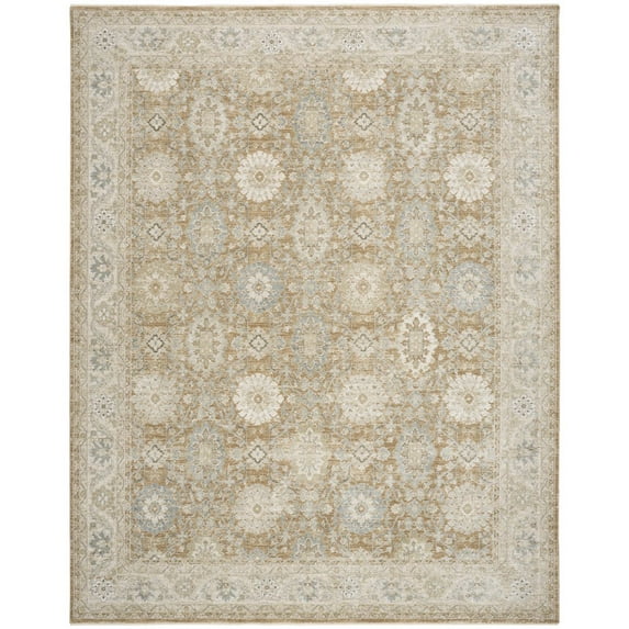 Nourison Home Vintage Envy Area Rug in Mocha Color