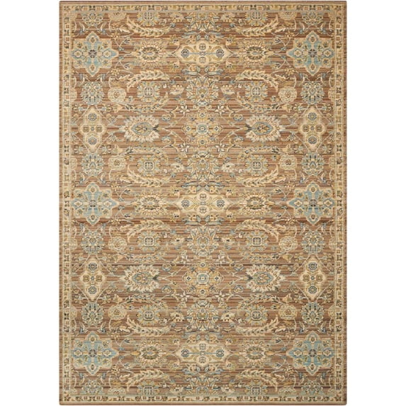 Nourison Timeless Mocha Area Rug TML14 7'9" x 9'9"