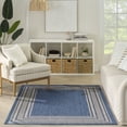 thumbnail image 1 of Nourison Horizon Indoor/Outdoor 5' x 7' Denim Modern Rug, 1 of 11