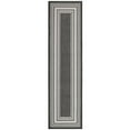 thumbnail image 1 of Nourison Horizon 6' Runner Black Fabric Area Rug, 1 of 7