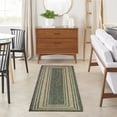 thumbnail image 1 of Nourison Horizon Indoor/Outdoor 2' x 6' Green Modern Rug, 1 of 9