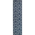 thumbnail image 1 of Nourison Horizon 8' Runner Navy Fabric Area Rug, 1 of 7