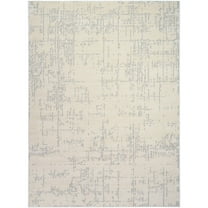 Nourison Hues Abstract Indoor Area Rug Ivory Grey 3'11" x 5'11"