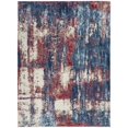 thumbnail image 1 of Nourison Imprints IMT02 Red/White/Blue Indoor Area Rug - 5'3 x 7'3, 1 of 9