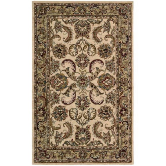Nourison India House Ivory/Gold Area Rug