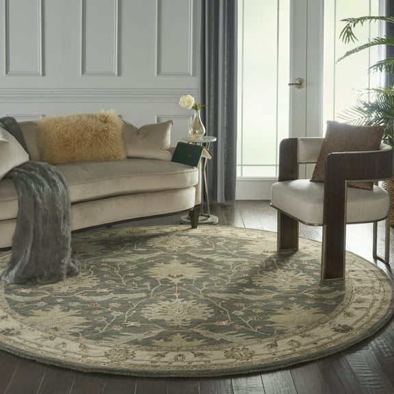 Nourison India House Persian Charcoal/Ivory Area Rug