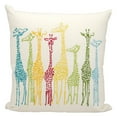 thumbnail image 1 of Nourison Indoor/Outdoor Giraffes Throw Pillow, Multicolor, 20" x 20", 1 of 2