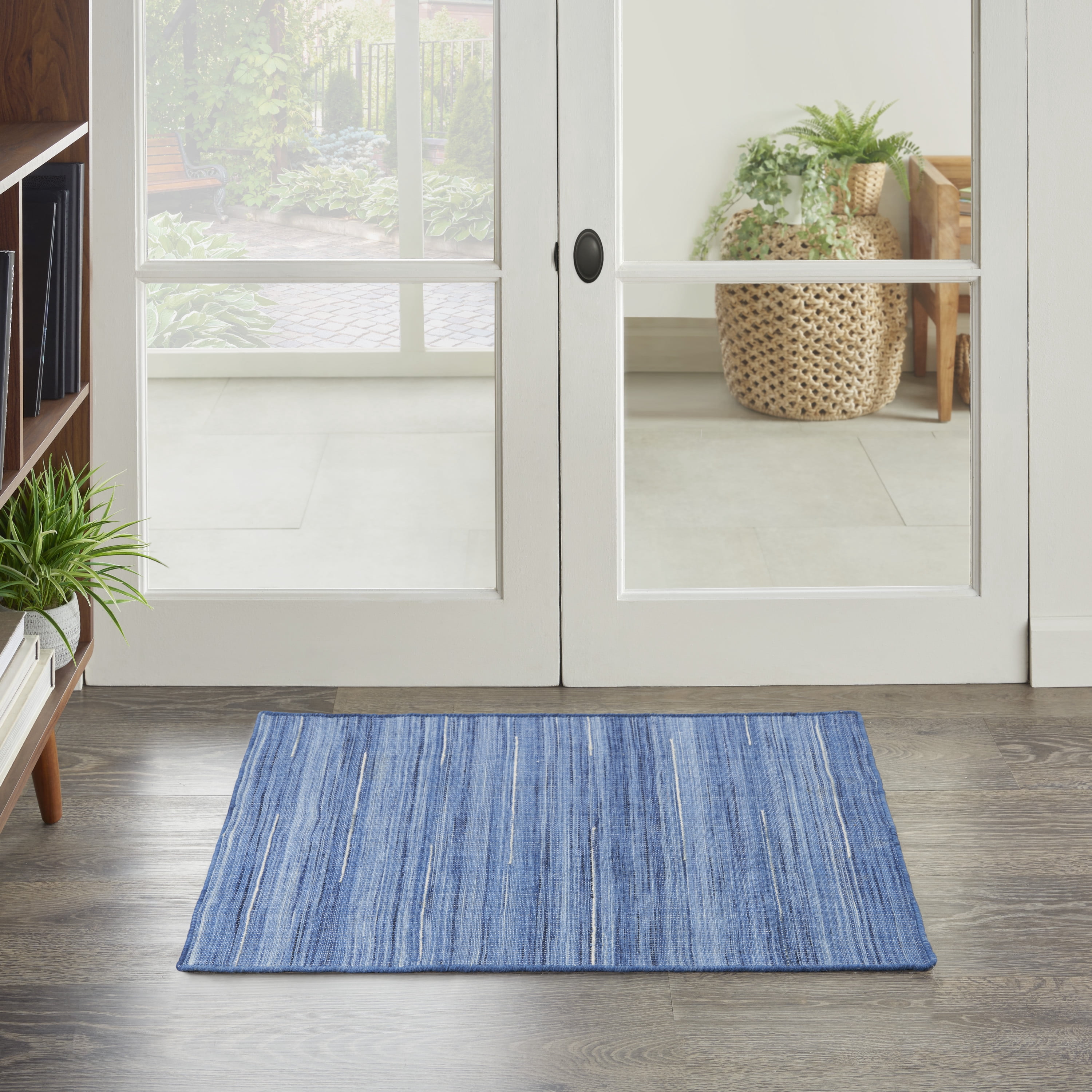Nourison Interweave Abstract Denim 2' x 3' Area Rug (2x3)
