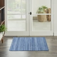 thumbnail image 1 of Nourison Interweave Abstract Denim 2' x 3' Area Rug (2x3), 1 of 7