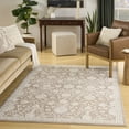 thumbnail image 1 of Nourison Isla 5'3" x 7' Mocha Vintage Indoor Rug, 1 of 8