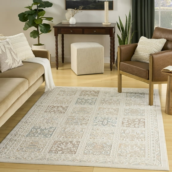 Nourison Isla 7'10" x 9'10" Multicolor Vintage Indoor Rug