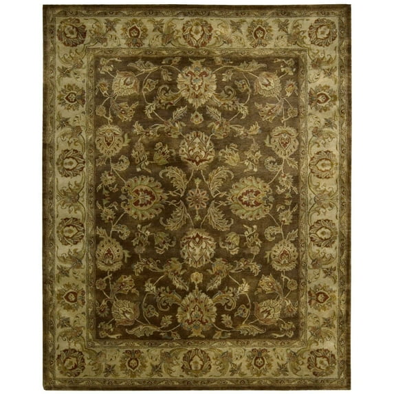 Nourison Jaipur Round Area Rug-Color:Brown,Shape:Rectangle,Size:5'6" x 8'6"
