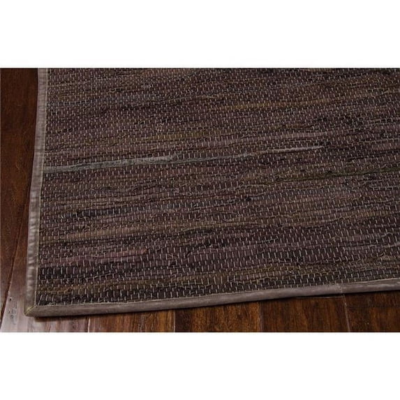 Nourison Joasl Stone Laundered Area Rug Brown 9' x 12' Solid 9' x 12' Living Room, Bedroom, Dining Room Grey Casual