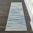 thumbnail image 1 of Nourison Jubilant 2' x 6' Blue Modern Indoor Rug, 1 of 7