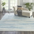 thumbnail image 1 of Nourison Jubilant Abstract Striped Blue 7' x 10' Area Rug, (7' x 10'), 1 of 9