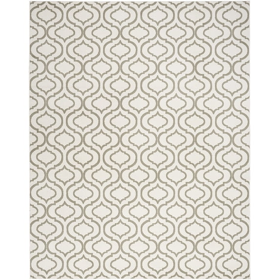 Nourison Jubilant Contemporary Ivory Green 5'3" x 7'3" Area Rug (5x7)