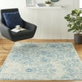 thumbnail image 1 of Nourison Jubilant Damask Blue 4' x 6' Area Rug, (4x6), 1 of 8