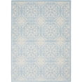 thumbnail image 1 of Nourison Jubilant Floral Ivory/Light Blue 5'3" x 7'3" Area Rug, (5x7), 1 of 10