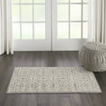 thumbnail image 1 of Nourison Jubilant Geometric Floral Ivory/Grey 2' x 4' Area Rug, (2' x 4'), 1 of 9