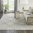 thumbnail image 1 of Nourison Jubilant Geometric Floral Ivory/Grey 7' x 10' Area Rug, (7' x 10'), 1 of 9