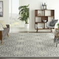 thumbnail image 1 of Nourison Jubilant Geometric Floral Ivory/Grey 8'6" x 12' Area Rug, (9' x 12'), 1 of 9